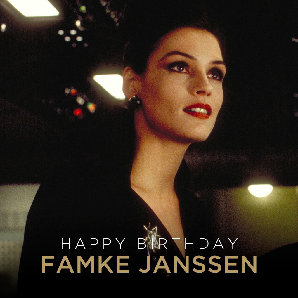 Wish Famke Janssen, Xenia Onatopp in GOLDENEYE (1995), a very Happy Birthday. 