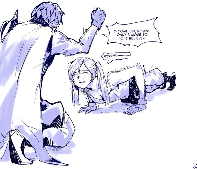 Chrom training Robin for her buffs in 6.0 