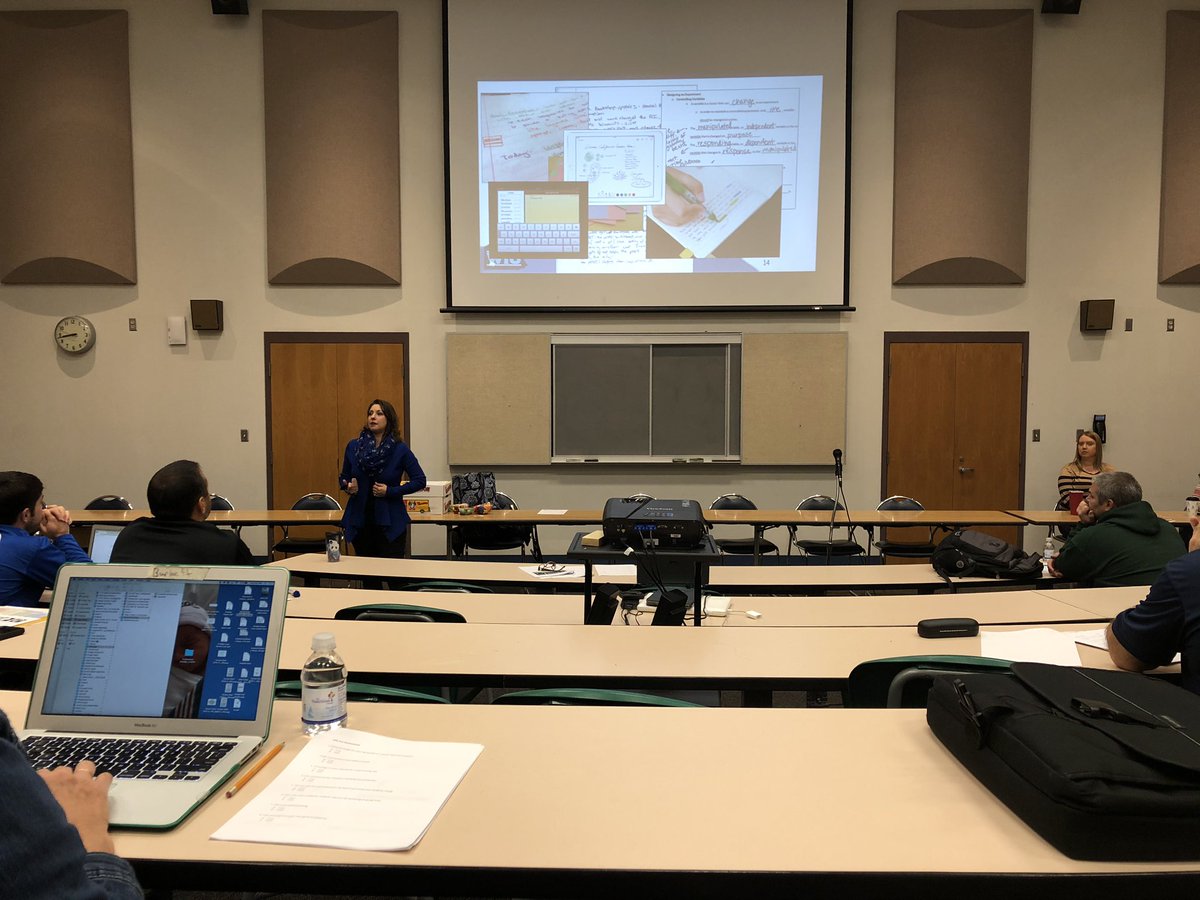 Thank you to @WIU_TaC_NSmith for sharing your #universaldesign knowledge with the #youghstaff today. #youghrocks #UDL