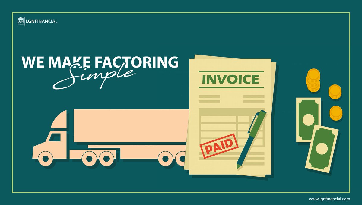 LgnFinancial's tweet photo. We finance invoices instantly. Try us today!

#LGNFinancial #Factoring #FreightFactoring #InvoiceFactoring #PaymentFactoring #TruckPaymentFactoring #FactoringBusiness #FactoringServices https://t.co/xM3PsqaKoq