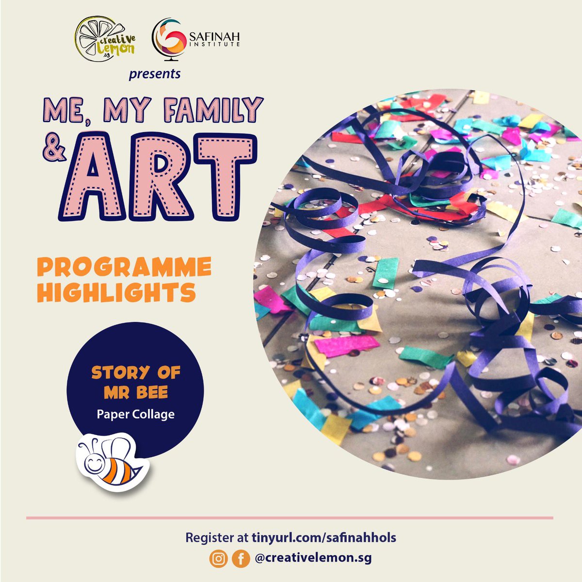 creativelemonsg's tweet photo. ATTENTION TO PARENTS AND GUARDIANS WITH KIDS!

School Holiday is around the corner and we have something for the kids to enjoy and also learn at the same time!

So sign up via https://t.co/WSe6Nzr8mx and if you have any enquires you can ask me directly. See ya! 👍🏻 #kidsprogramme https://t.co/XeqDgsC5yM