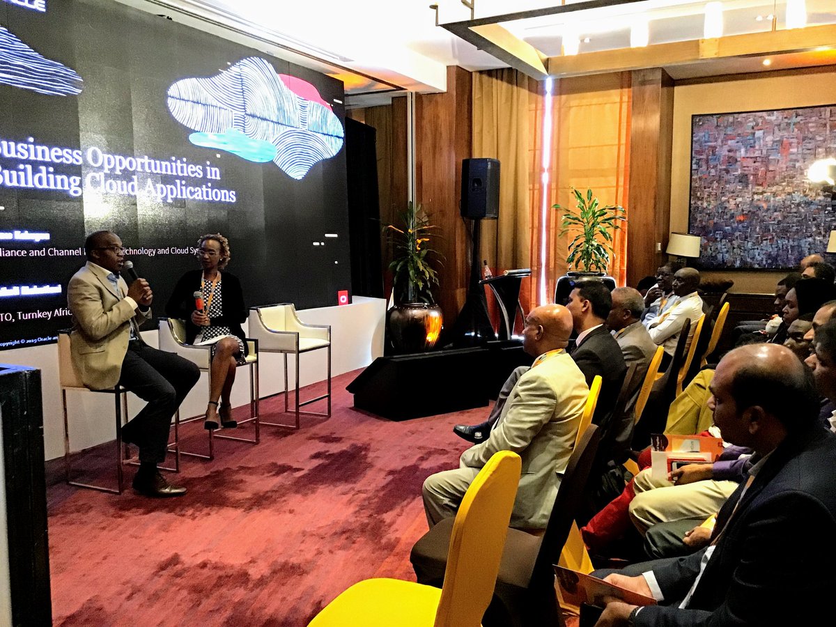 TurnkeyAfrica's tweet image. "Look at your customer value chain & figure out how you can insert yourself into it to provide value to the customer & help them succeed." @smakatiani CTO @TurnkeyAfrica speaks to Grace Kabugua, Consultant, Africa A&C, Technology & Cloud, Oracle #OPEFNairobi @Oraclepartners