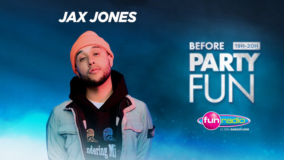 funradio_fr's tweet photo. Ce jeudi @JBFunRadio et @alexwatdj reรงoivent @JaxJones dans le #BeforePartyFun ๐คฉ https://t.co/Y7A4vGfBOV
