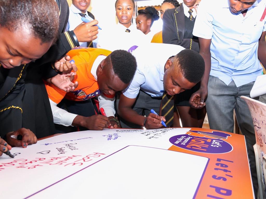 o3unesco's tweet photo. Tomorrow we Launch the National  Let’s Talk Campaign in South Africa📍Ahead of the launch we had a session with students from Mamelodi High School. Join the conversation! #LetstalkEUP https://t.co/QUSHLTdG5K