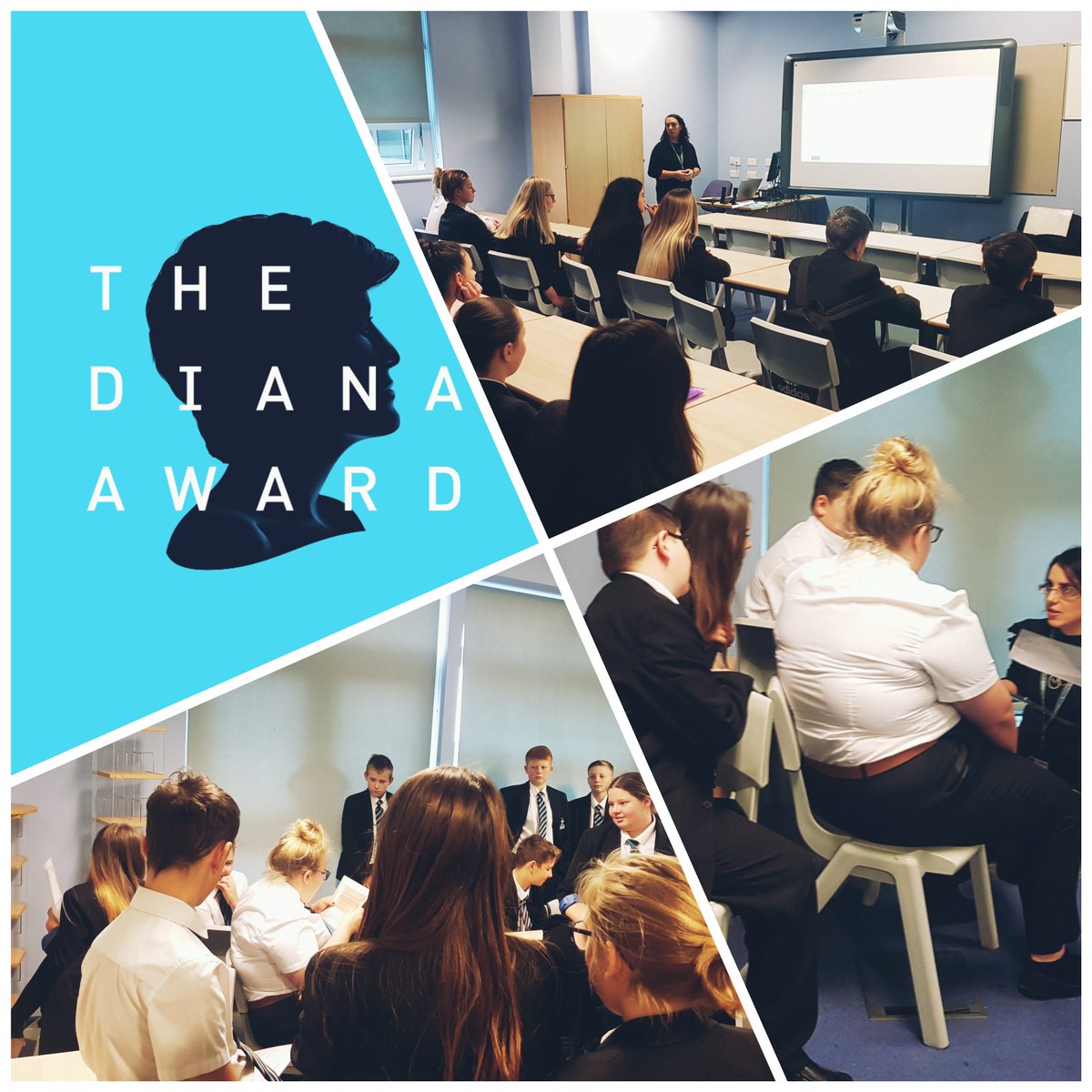 EleosD's tweet photo. The brilliant @DianaAward delivered powerful #SELMA Stop Hate training to 60 students in years 7,8,9,10,11, @AthenaDearne &amp; @EleosD this morning. The comments from our pupils reminded me just how brilliant they are and how proud we should be of them #upstanders #stophate https://t.co/sihKBPy4Pg