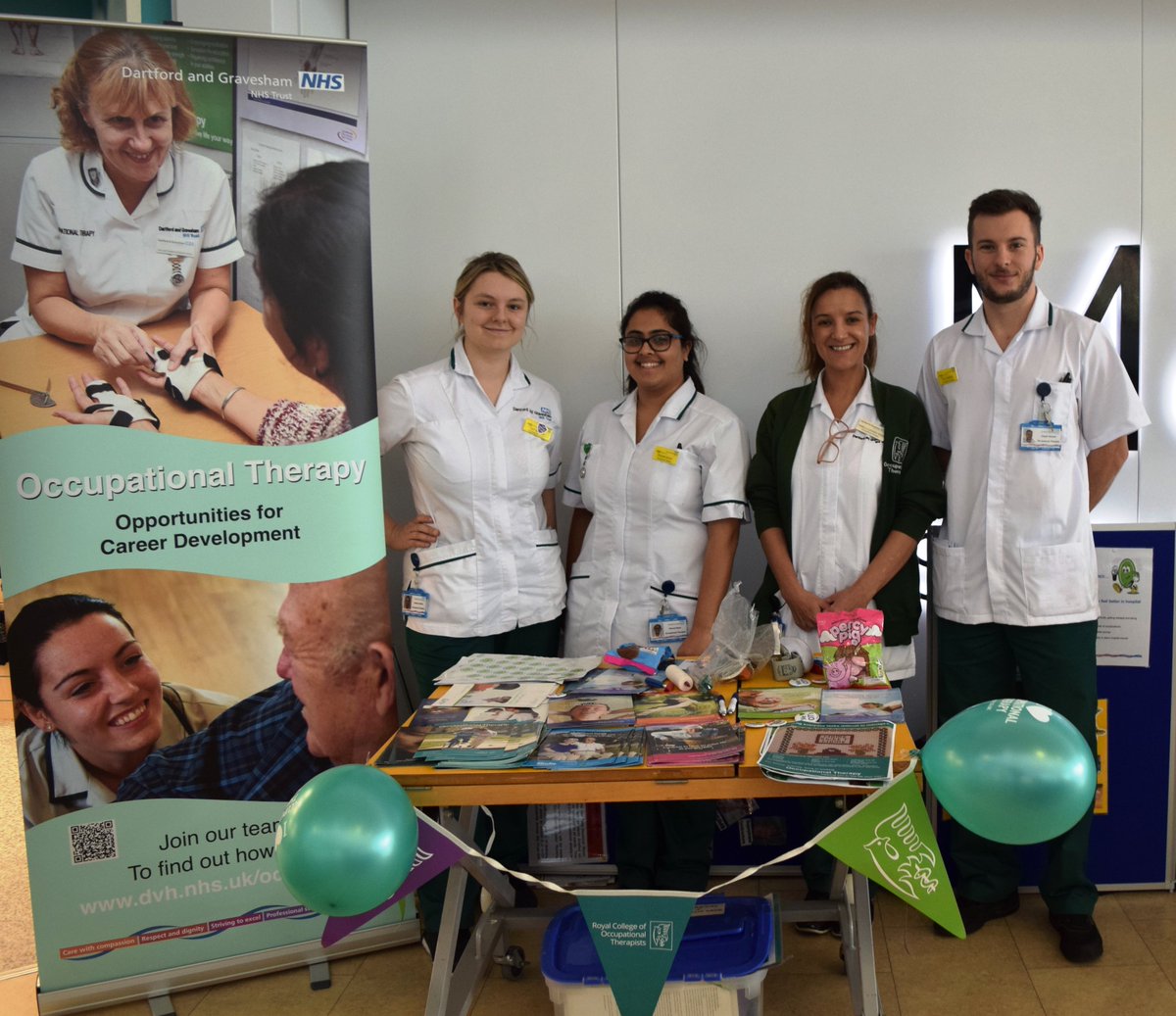 DarentValleyHsp's tweet photo. It's #OTWeek2019 &amp; our Occupational Therapists have been raising awareness about their fantastic work.

Did you know that Occupational Therapy play a critical role in helping people overcome the effects of disability caused by illness, ageing or accident? #SmallChangeBigImpact https://t.co/NkjRHS8Mtm