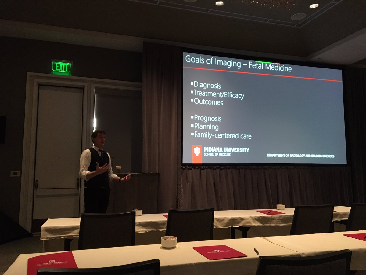 leah_sieck's tweet photo. Amazing fetal #MRI lecture by @brandonbrownmd - so crucial for prenatal diagnosis, family counseling.  @IURadiology imaging update in wine country! https://t.co/pMcORXa6Qp
