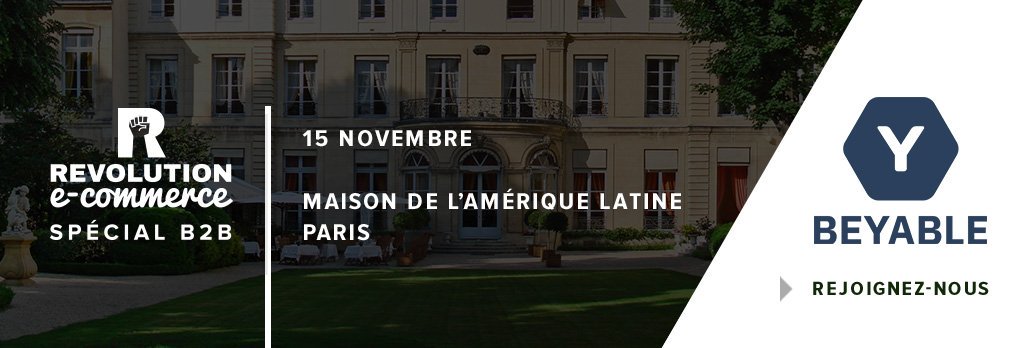 BEYABLE's tweet image. BEYABLE participera à l'événement Révolution E-commerce, une journée VIP dédiée au #B2B
Rendez-vous le 15 novembre à la Maison de l’Amérique latine.
En partenariat avec @akeneopim, @algolia @KaliopDC  et @magento.
Inscrivez-vous:
👉bit.ly/2JTaYFf
#ecommerce #networking