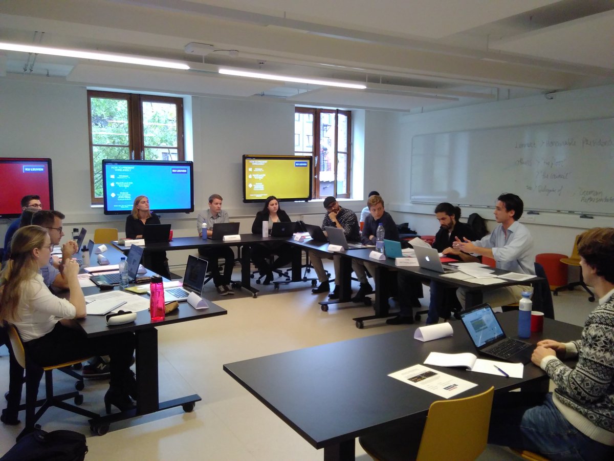 KatjaBiedenkopf's tweet photo. @MEPPKUL students are fiercely negotiating border procedures in our Council simulation on the recast of the Directive on common procedures in Member States for returning illegally staying third-country nationals https://t.co/bdY0RAIDtH