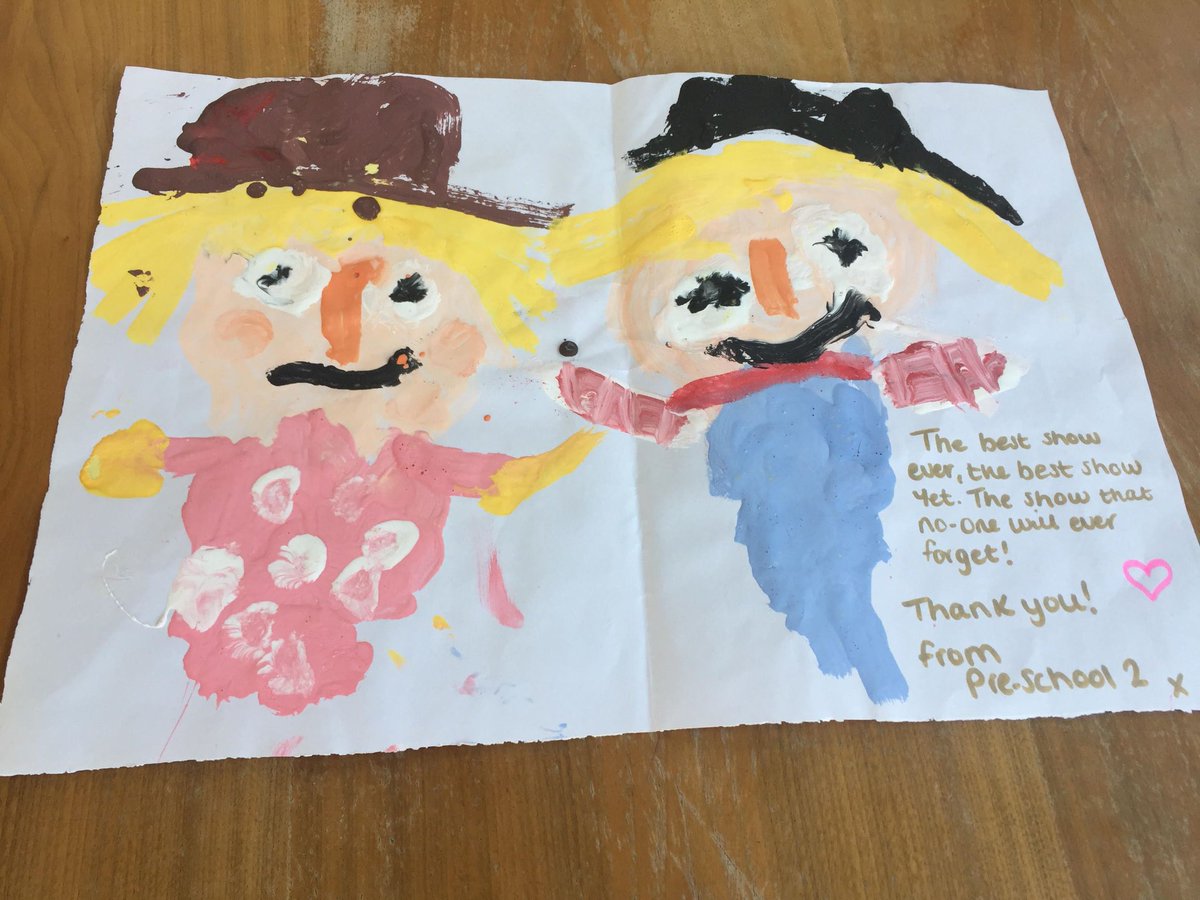 This brilliant painting from  #shoreham's Sunshine Day Nursery is on display! The children were inspired by the wonderful <a href="/scamptheatre/">Scamp Theatre</a> show of #TheScarecrowsWedding <a href="/ropetackleart/">Ropetackle Centre</a>. Thank you! #juliadonaldson #axelschleffer <a href="/scholasticuk/">Scholastic UK</a> #education #books #livetheatre <a href="/WSCCNews/">West Sussex County Council</a>