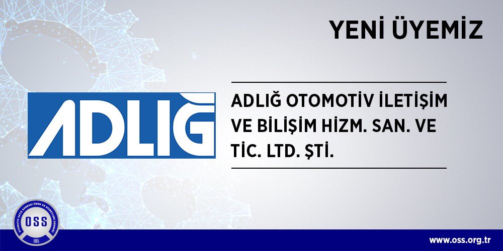 OSSDernegi's tweet photo. 04.11.2019 tarihi itibariyle Adlığ Otomotiv İletişim ve Bilişim Hizm. San. ve Tic. Ltd. Şti. firması üyelerimiz arasına katıldı. Adlığ Otomotiv'in üyeliğinin hayırlı olmasını dileriz.
#ossdernegi #yeniuye #uyelerimiz #otomotiv #satissonrasi https://t.co/y9yiSomIYJ