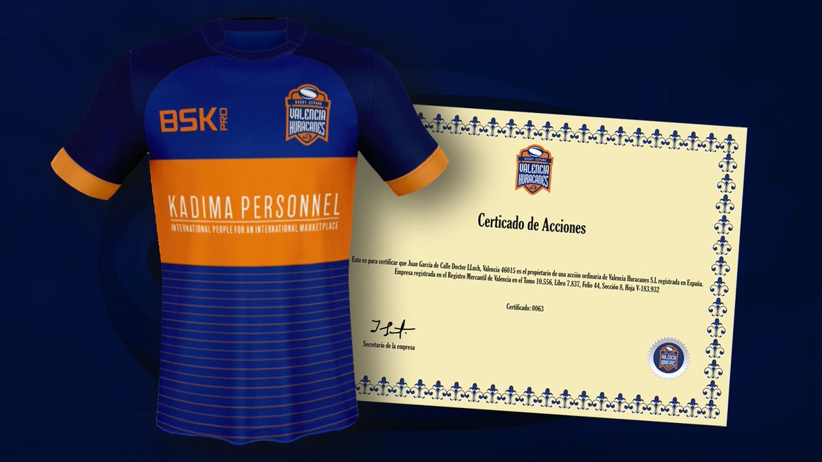 Los_Huracanes's tweet photo. Únete a la revolución de Rugby League – ¡compra tu propria camiseta y certificado de acciones y forma parte de Valencia Huracanes!
 #Los_Huracanes #unetealarevolution
 https://t.co/JaudIFAsWk https://t.co/GakmHmbeaw