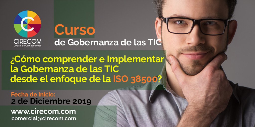 circuloempresa's tweet photo. Capacítate con #CIRECOM Registrate en el CURSO de Gobernanza de las TIC.
¿Cómo Comprender e Implementar la Gobernanza de las TIC desde el enfoque de la ISO 38500?.
#Capacitación #CursosDominicana #CIRECOM
#GobernanzadelasTIC #ISO38500 #TecnologíasdeInformación https://t.co/TM9vrabtSs