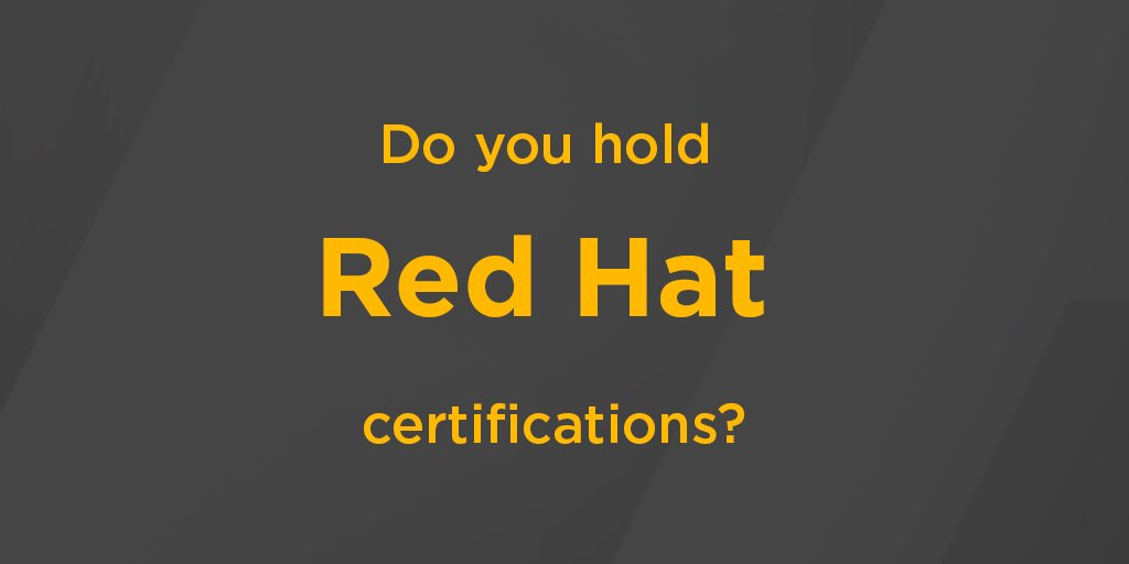 GKNewYork's tweet photo. Do you hold #redhat certifications? Participate in the 2020 IT Skills and Salary Survey now: https://t.co/uFV1kXOMmE #technology

IT pros who participate in the survey and request a copy of the reports will be automatically entered into a drawing for 1 of 10 $100 gift cards https://t.co/JmaBQVxi3h