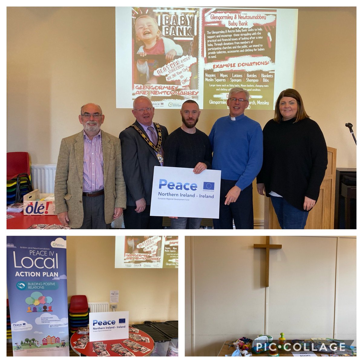 PEACE IV Programme Antrim and Newtownabbey (@peace4anbc) on Twitter photo Peace IV team attended the launch of #babybank at Glengormly Methodist Church on Saturday morning which has been developed as part of the
<a href="/PEACE4ANBC/">PEACE IV Programme Antrim and Newtownabbey</a> Capacity Building Programme 😀
<a href="/SEUPB/">SEUPB</a>
<a href="/ANBorough/">Antrim & Newtownabbey Borough Council</a>
#PEACEIV
#SEUPB Peace IV team attended the launch of #babybank at Glengormly Methodist Church on Saturday morning which has been developed as part of the
<a href="/PEACE4ANBC/">PEACE IV Programme Antrim and Newtownabbey</a> Capacity Building Programme 😀
<a href="/SEUPB/">SEUPB</a>
<a href="/ANBorough/">Antrim & Newtownabbey Borough Council</a>
#PEACEIV
#SEUPB