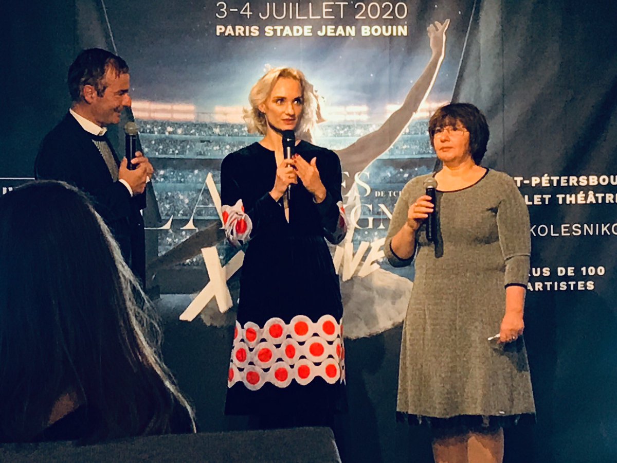 Saint_chrislin's tweet photo. Conférence de presse en prévision du spectacle du Lac des Cygnes par le @spbtofficial au @StadeJeanBouin les 3 et 4 juillet 2020 avec plus de 20.000 spectateurs attendus.
#lacdescygnesxxlive #irinakolesnikova https://t.co/sV10VgF0iJ