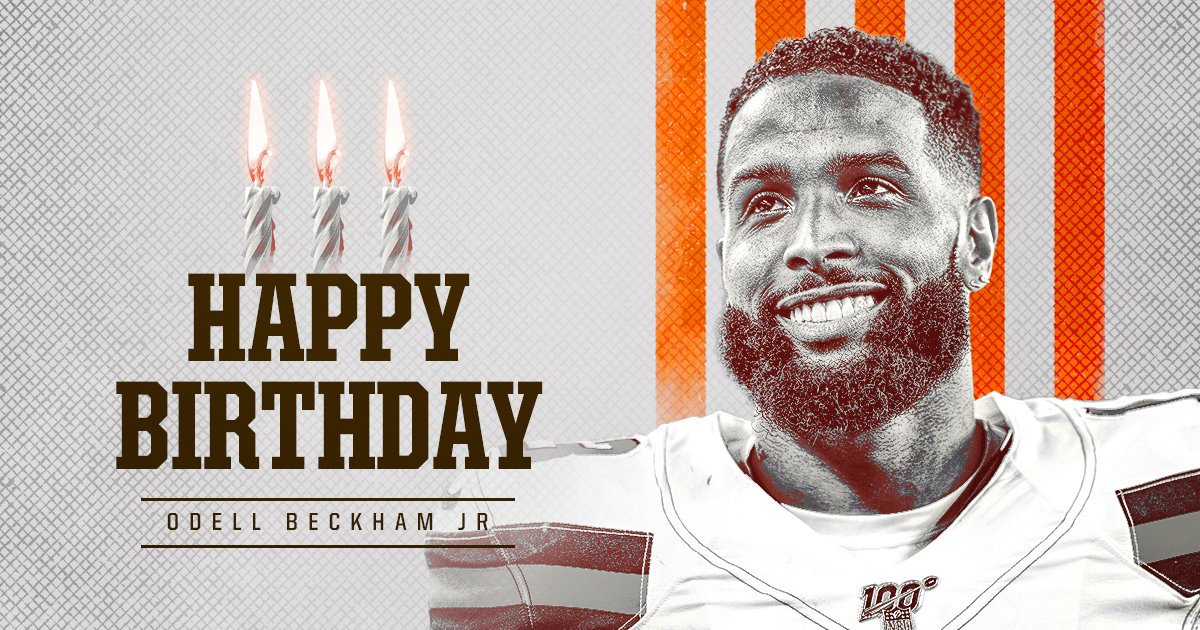 Browns's tweet image. 🎉 RT to wish @obj a Happy Birthday! 🎉