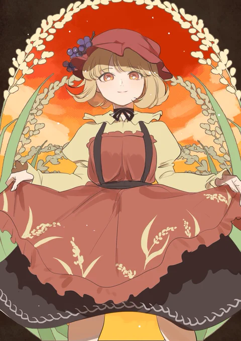 穣子(+5分) #深夜の真剣お絵描き60分一本勝負 