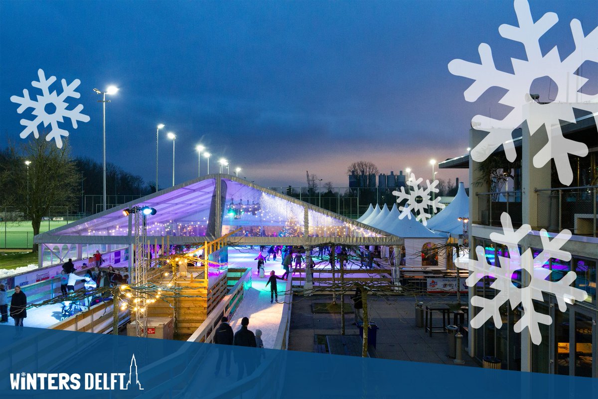 Oók dit jaar weer schaatsplezier voor jong en oud op de overdekte schaatsbaan van Winters Delft! Van vrijdag 6 december tot en met zondag 5 januari vindt Winters Delft weer plaats bij X TU Delft op de campus → bit.ly/32ey9Ap #Delft #ijspret #WintersDelft #schaatsbaan