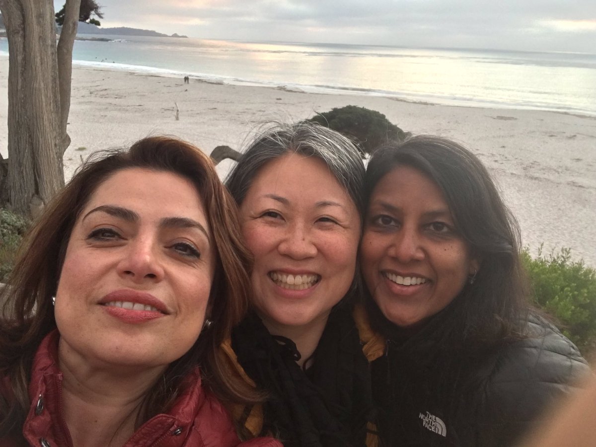 leah_sieck's tweet photo. Best part of @IURadiology Imaging update in Wine Country? Friendships that started in Indianapolis, Indiana.  Niki Shabrokh best friend Broad Ripple High School (now closed) &amp; @VasanthaAaron (same residency class).  #radXX #womeninradiology #womenleaders #awesomeprofessionalmoms https://t.co/qTorsIy2dG