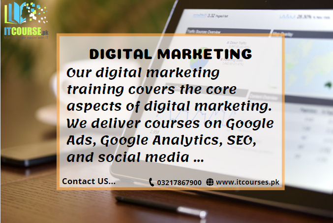 itcoursespk's tweet photo. We are a Digital Marketing Agency that offers instructor-led Digital Marketing Training...
The aim of Digital Marketing Training Courses is delivering the course...
✅ 100% satisfaction
✅ Call Us: 0321 7867900
#ITcourses #seotraining #SMM https://t.co/juEqduoopH