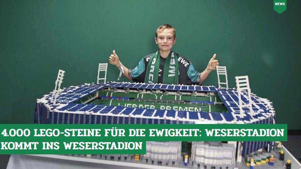 DeichStube's tweet photo. Wir haben unseren Lieblings-#Lego-Architekten @AwayDayJoe_ zum Interview getroffen - und erfahren: Sein kleines Weserstadion steht fortan im echten #Weserstadion! Schaut mal rein 👉 https://t.co/PbXj1HBNZG

#Werder #Wuseum #DeichsTube @LEGO_Group https://t.co/kuU0WqJatZ