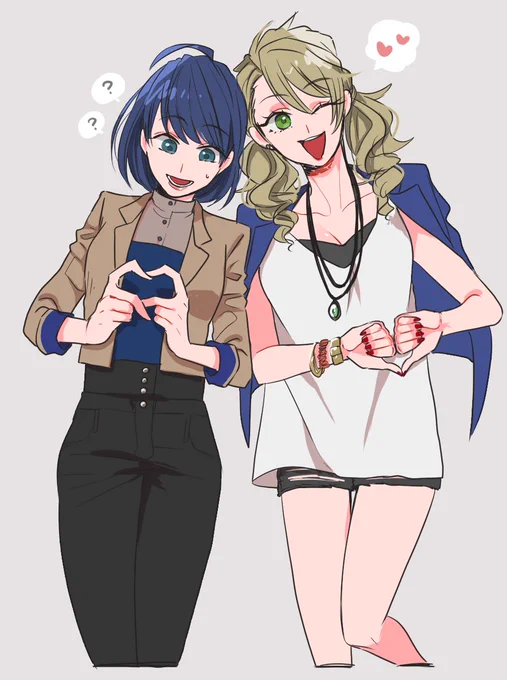 ⚠女体化ご注意ください⚠
つむぐちゃんとかずみちゃん
リクエストありがとうございました! 