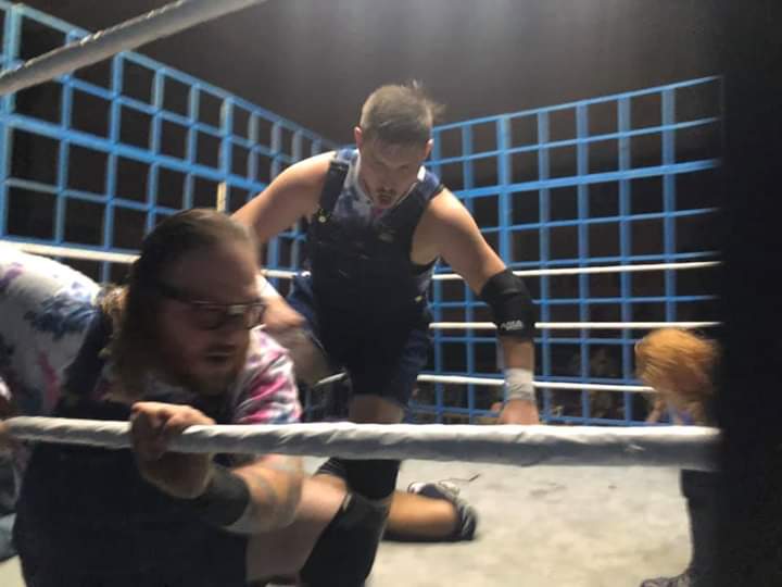 rikkdiamond's tweet photo. @BDWWrestling caged carnage from Nov 3rd. https://t.co/7r7zlMyqhz