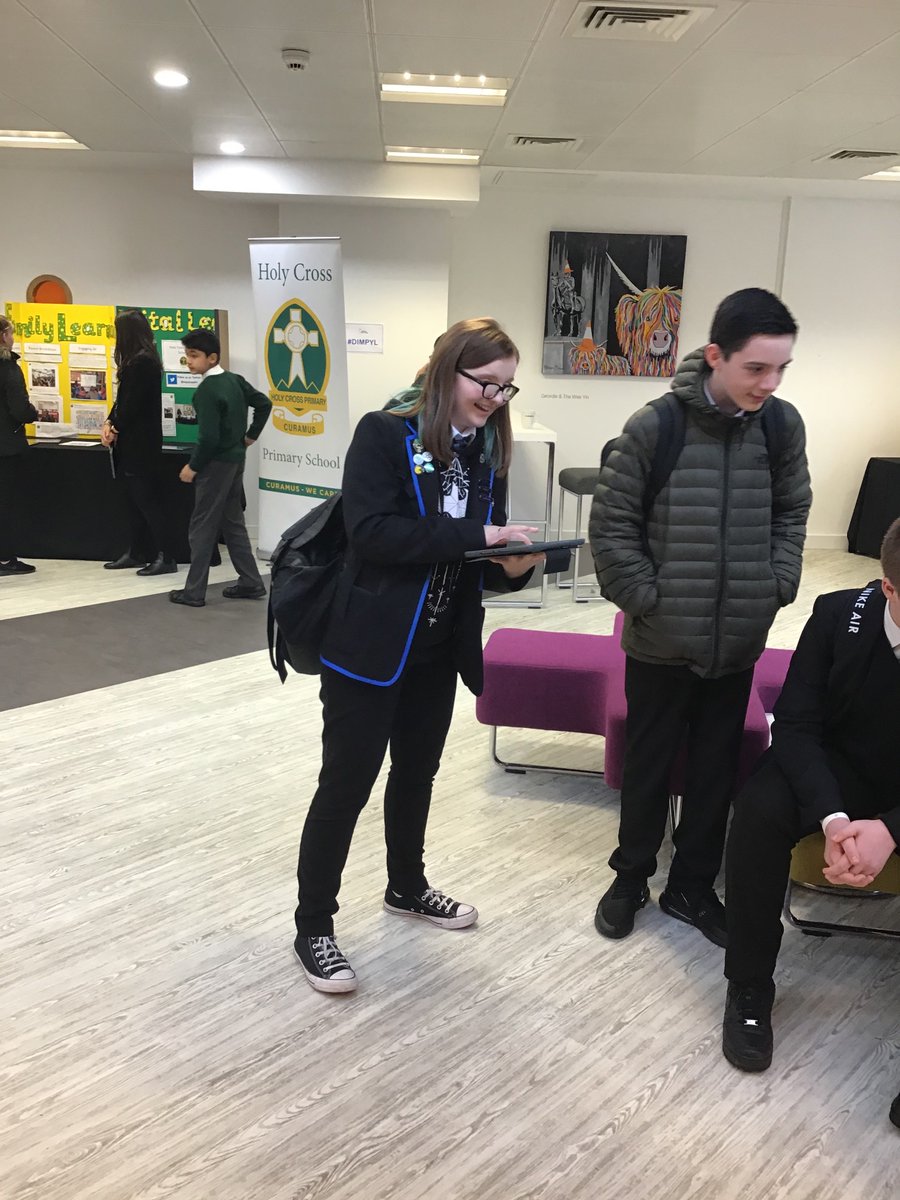 stmargaretglas's tweet photo. Our Digital Leaders collaborating and networking with other schools to come up with innovative ways of learning. #DIMPYL @andrewjewell @RMSadlerCGI @CGI_UKNEWS https://t.co/ktioS9sXI5