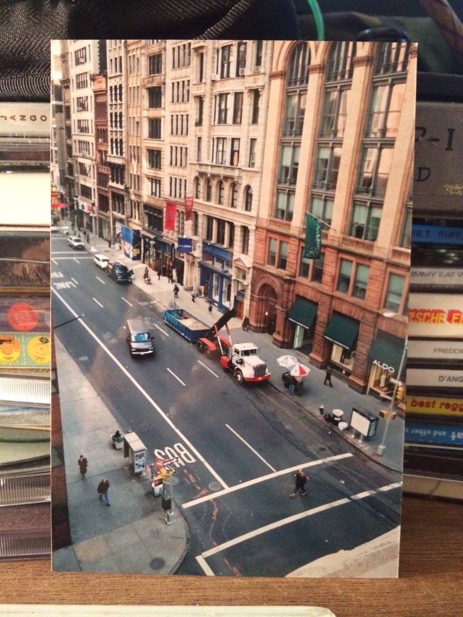 On an unrelated personal note, my ex lived in an apartment on Mercer St many years ago. The living room was on the corner of 4th & Broadway. I'd often look out the window thinking of my favourite releases on the imprint, being the record bore I am. Here's a pic I took of the view