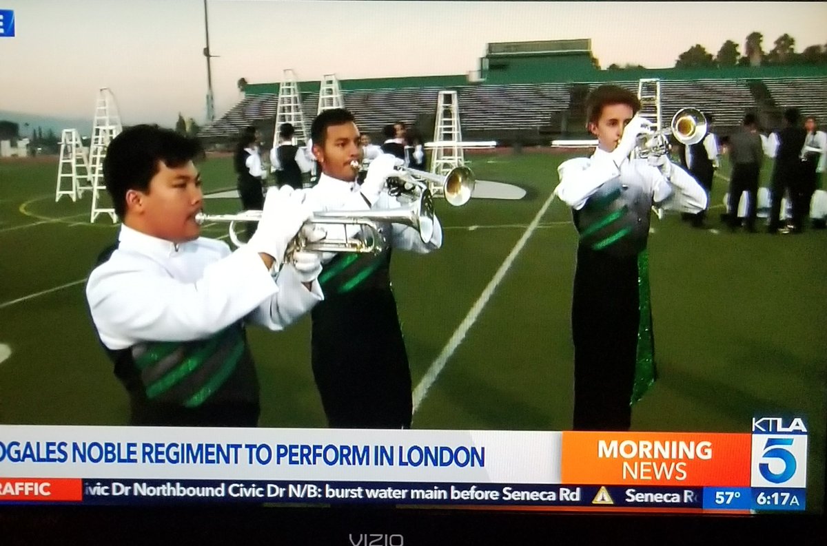 casian_mary's tweet photo. Nogales High on ktla 5 
Awesome
Congrats NHS band 
@RowlandSchools 
@NogalesNobles https://t.co/Nn9V1h5ppa