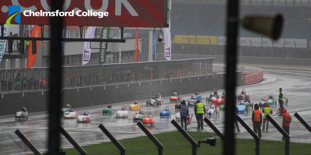 Our #Engineering students presented their self-built eco-electric racing car to BAE Systems yesterday! Here they are racing at Silverstone as part of the <a href="/Greenpowertrust/">Greenpower Education Trust</a> project! For more photos visit bit.ly/36wHUgJ Photo credit: Jamie Sparks