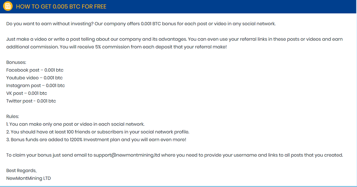 Newmont__Mining's tweet photo. How To Get 0.005 BTC For Free

Read More: https://t.co/Iza2Z7XuHl https://t.co/KTCVknuSSu