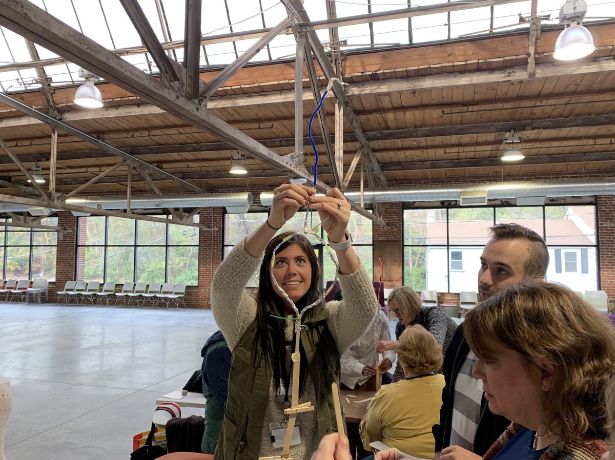 MrRyneAnthony's tweet photo. Having a blast with educators in the region exploring the maker movement and literacy! Love seeing making in @FluxSpace_io #makeinflux a @STEMCampEdu experience! @maker_maven @dciupd @CapstonePub #makered #makerspace #STEMCampEDU @CorbettInc https://t.co/H3Igrmn2tz