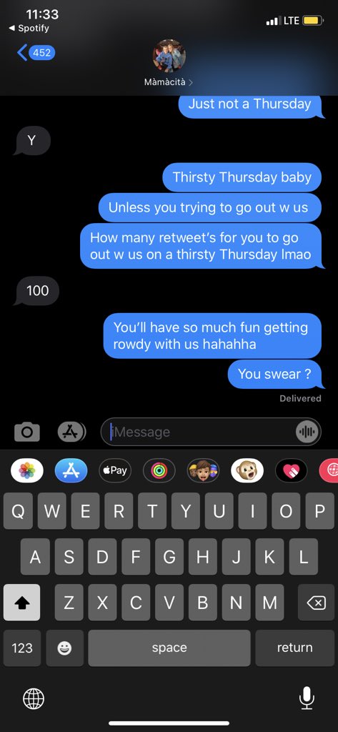 TWITTER FRIENDS help me get my momma out on a Thirsty Thursday please