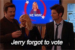 don’t be jerry today. go vote.