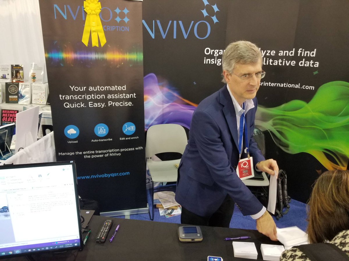 CHPPD_APHA's tweet photo. 85% of doctoral students will use this product before they graduate. Stop by booth 1040 to learn more! #NVivo #APHA2019 #CHPPD50 https://t.co/PUnQtmianr