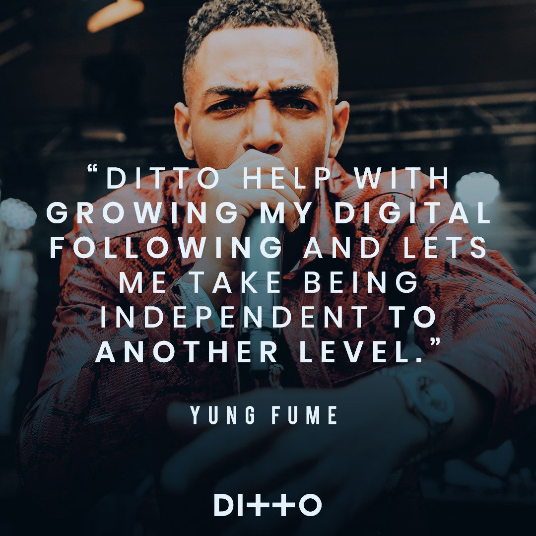 Dittomusic's tweet photo. We’ve been supporting independent artists for over a decade. Find out about how we’ve helped artists such as @YungFume_ and more via the link below 🚀

⭐️ https://t.co/IAEZnkLsoI

#DittoPlus #StayIndependent https://t.co/MwMD6XAEs9