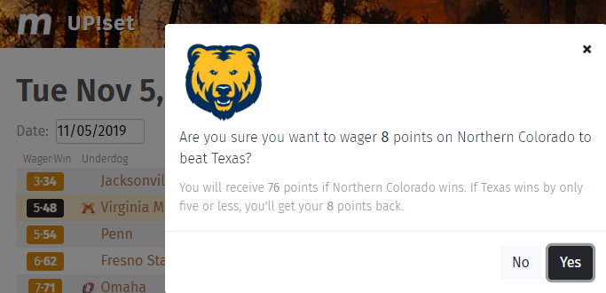 MileHightheGrey's tweet image. I picked one of those. But also... #gobears 

#midswin #UPᴉset #AOUEOU (cc: @unc_bears)