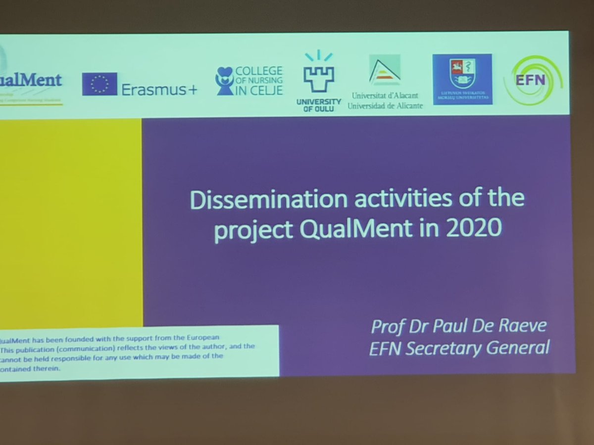 EFNBrussels's tweet photo. The EFN closed #QualMentProject 3rd Transnational meeting by looking at current and future project's dissemination activities. #clinicalmentors #mentorship #competence #Nursing #education #research #erasmusplus https://t.co/HCIl3QKICo