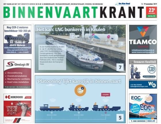 Op 21 november organiseert het NOVIMAR-consortium een interessante middag in Brussel rondom de ontwikkeling van de Vessel Train. Dr. ir. Robert Hekkenberg (TU Delft) voorspelt een kansrijke toekomst van het concept in de Binnenvaartkrant. Aanmelden kan via novimar.eu/midterm