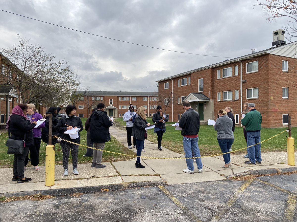 CTownNewTech's tweet photo. Walking in our student’s shoes today during our staff professional development day.....Searching for ways to bring equity and disrupt poverty! @CLEMetroSchools @newtechnetwork https://t.co/qshr2euj9V