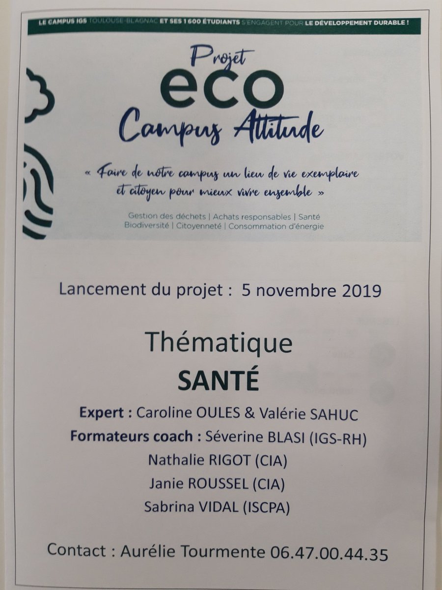 sahucvalerie's tweet photo. Merci de nous avoir associées à ce lancement du projet éco campus attitude. La santé au coeur des préoccupations des étudiants ! #harmoniemutuelle #avanconscollectif #ecocampus https://t.co/SN150EIcmS