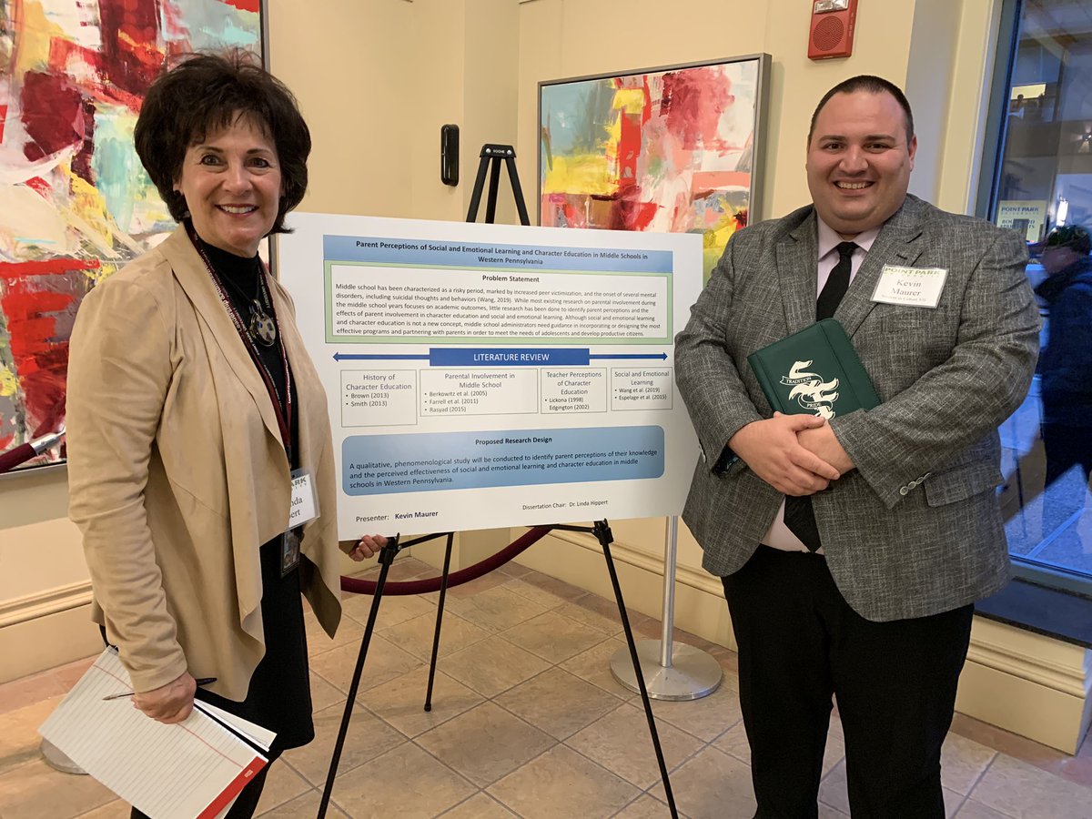 LindaHippert1's tweet photo. Thanks to all who attended last evening’s dissertation framework presentations. Point Park is proud of our doctoral students’ progress thus far and are appreciative of those potential committee members who are willing to share their expertise. @PointParkEdD https://t.co/jMJ83G9BG9