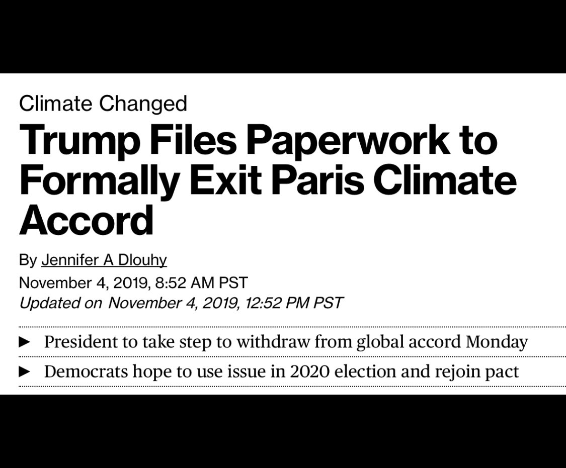 LOrion's tweet photo. #SaudiBitch TRUMP formally exits #ParisClimateAccord
https://t.co/hZuw1OCieC. SEE #POC on Details of the $3.6 BILLION payment to #TrumpFamily by #Saudis @greenpeace @350 @SierraClub #ClimateChange @firedoglake @BuzzFeed @maddow @CNN @guardian @votevets @MoveOn @PolitiZoom #maddow https://t.co/CaSuMr1FNV