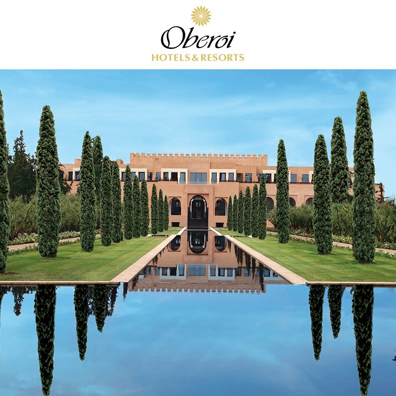 OberoiHotels's tweet photo. Inspired by Moroccan architecture, @oberoimarrakech's main courtyard reinterprets the famous Medersa Ben Youssef madrasa and treats you to the splendid view of the Grand Canal. A sight, which is best experienced with one’s own eyes.

#TheOberoiMarrakech ##HeartFelt #MyOberoi https://t.co/9EKDkDSOpq