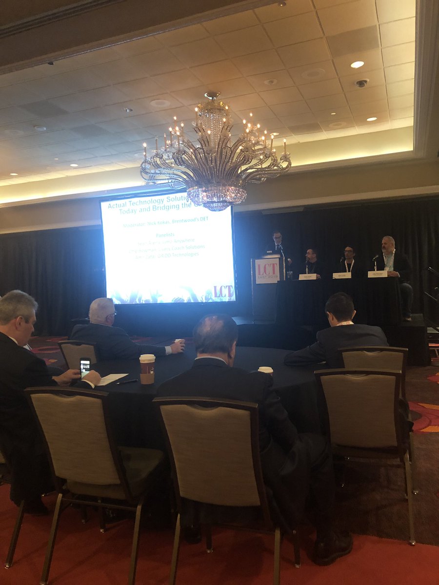 Operators getting some key insights on how to use their data bett-... period. #LCTEast “Aggregate your data for context.” @LCTMag