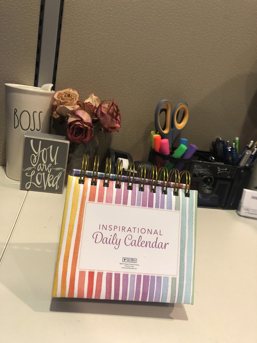 Two of my favorite coworkers and previous employees gifted me this inspirational daily calendar and I can’t even tell you how much it has lifted me up on the difficult days!! I’ve decided to share the quote of the day with you all as well going forward <a href="/TMXCompanies/">TMX Companies</a>