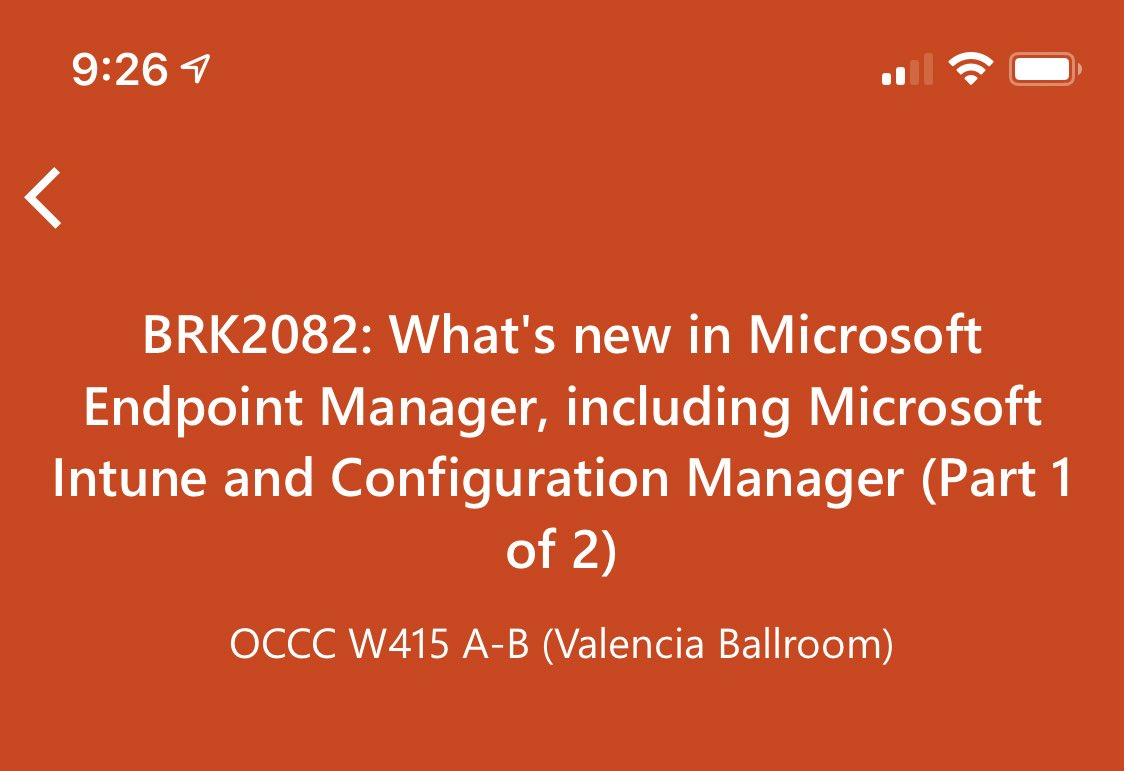 portaldotjay's tweet photo. Well #BRK2082 and #BRK3220 are both full capacity and online streams aren't working. Pretty disappointing. #MSIgnite #MSEndpointManager https://t.co/RqJiA1TXbt
