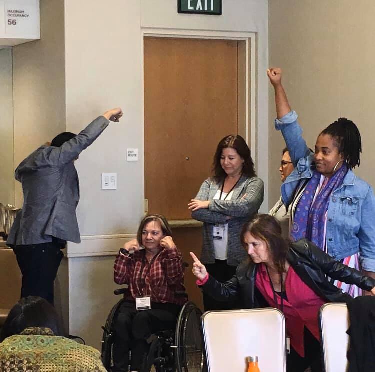 AccessVSA's tweet photo. It's been one week since the 2019 VSA Intersections Conference! We've had time to reflect on what we learned & prioritize what we want to take back to our classrooms. What is one tool you will take back to your classroom or organization? #KCSpecialEd #VSAIntersections https://t.co/LMS1dEDYxH